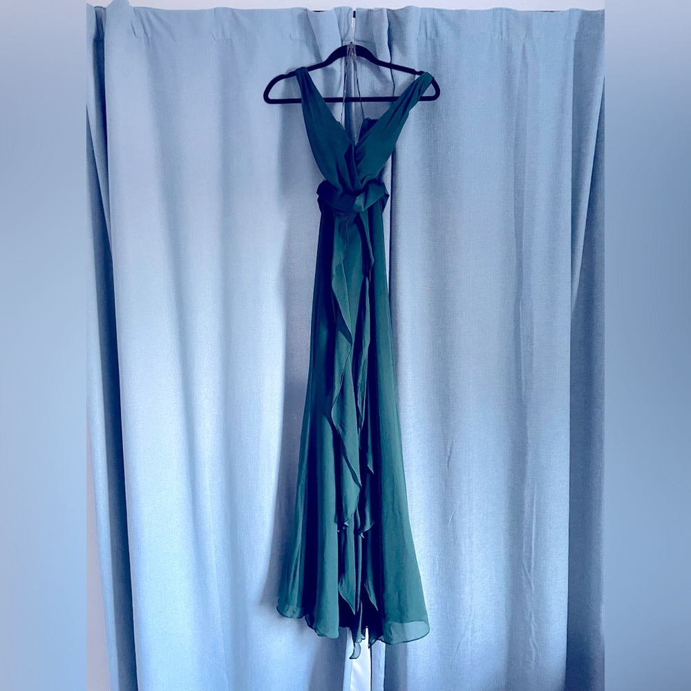 White by Vera Wang beautiful green dress.